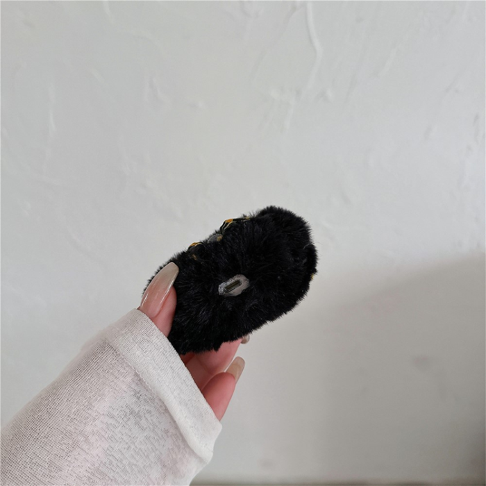 A-One Brand - Airpods 1/2 Skal med Trådlös Laddning Halloween Pompom TPU