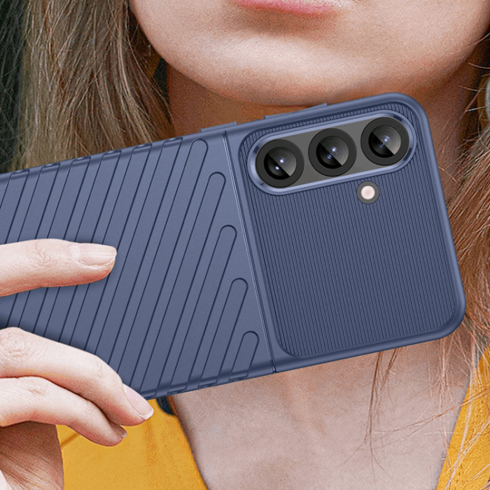 OEM - Galaxy S25 Plus Mobilskal Thunder Armored - Blå