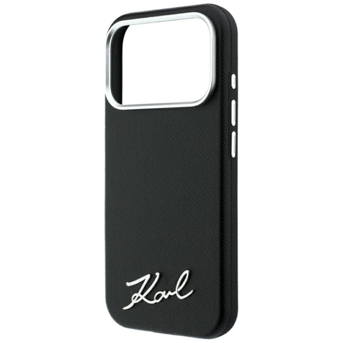 KARL LAGERFELD - Karl Lagerfeld Mobilskal För iPhone 18 Pro/17 Pro Magsafe Saffiano Small Script
