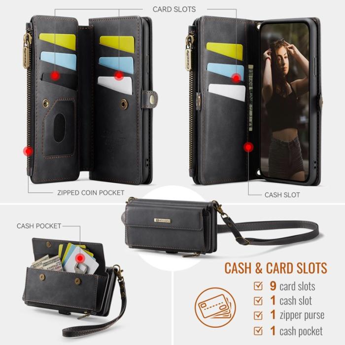 Caseme - CASEME C39 Mobilskal till iPhone 11 Pro Max med RFID-Skydd - Svart