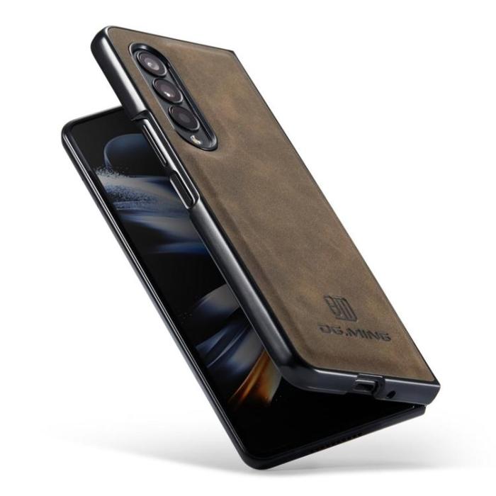 DG.MING - DG.MING Galaxy Z Fold 3 Plånboksfodral M2 Magnetic Kickstand - Coffee