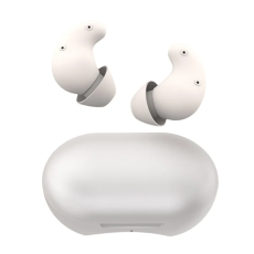 A-One Brand - In-Ear Tr&aring;dl&ouml;s H&ouml;rlurar S1 White Noise ANC IPX5 Bluetooth - Vit