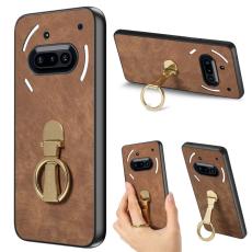 CASENEO - CASENEO D22 Fodral f&ouml;r Nothing Phone (3a) KonstL&auml;der - Brun
