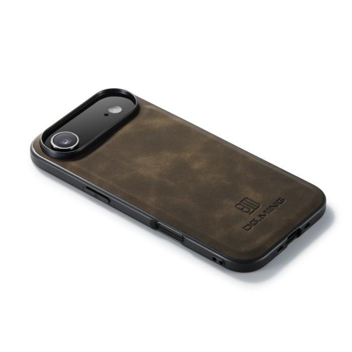 DG.MING - DG.MING Mobilskal till iPhone Air PU Läder Hybrid - Brun