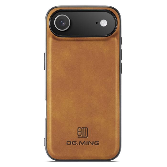 DG.MING - DG.MING Mobilskal till iPhone Air PU Läder PC + TPU Hybrid - Brun