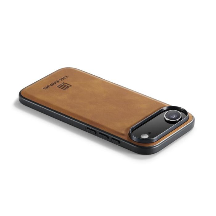 DG.MING - DG.MING Mobilskal till iPhone Air PU Läder PC + TPU Hybrid - Brun