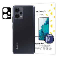 Wozinsky - Wozinsky Xiaomi Redmi Note 12 Kameralinsskydd i H&auml;rdat Glas Full Glue