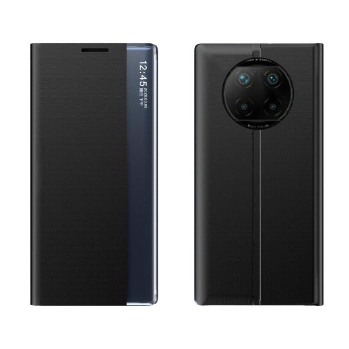 UTGATT1 - Sleep Flip Fodral Xiaomi Redmi Note 9T 5G - Svart