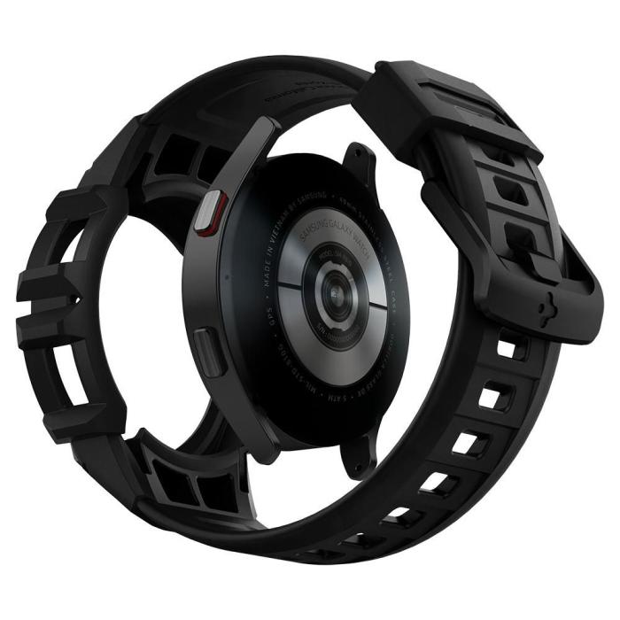 UTGATT - Spigen Galaxy Watch 4/5 (40mm) Strap Rugged Armor Pro - Charcoal Grå