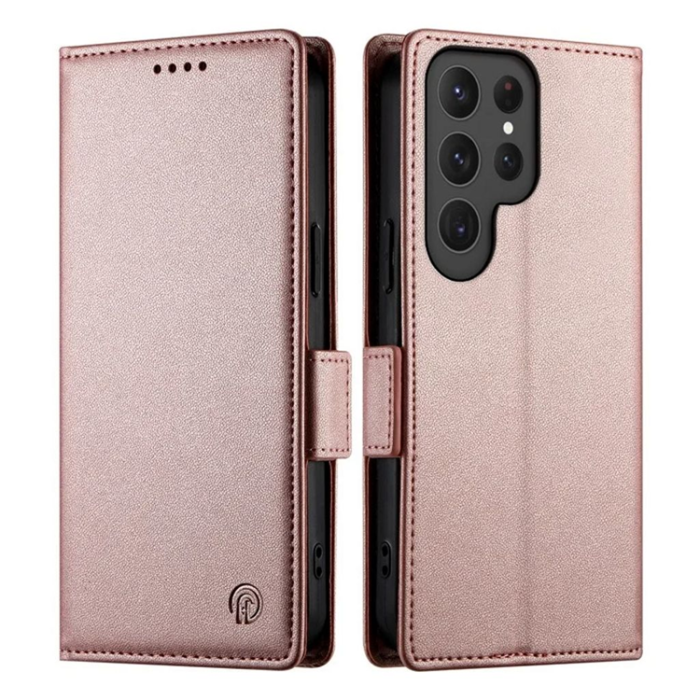 OEM - Galaxy S25 Ultra Plånboksfodral - Rosa Guld