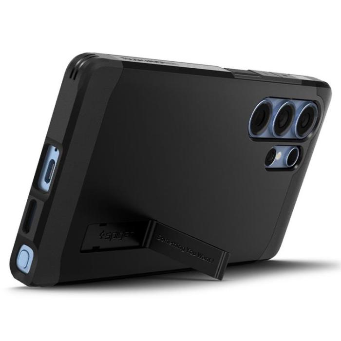 Spigen - Spigen Galaxy S25 Ultra Mobilskal MagSafe Tough Armor - Svart
