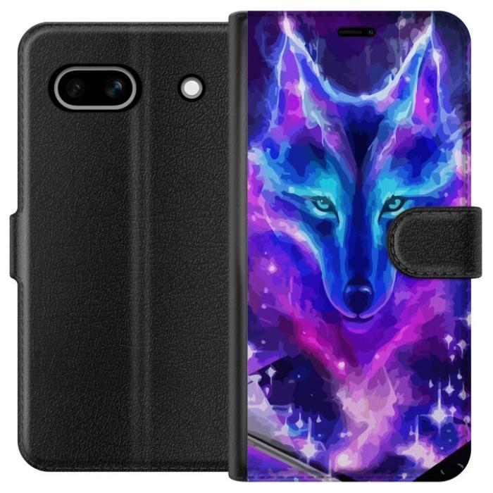 iSecrets - Plånboksfodral till Google Pixel 7a med Neon Varg