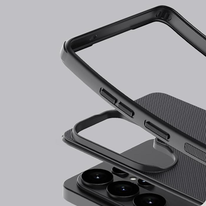 Nillkin - Nillkin Mobilskal för Galaxy S26 Ultra MagSafe Super Frosted Shield Pro - Svart