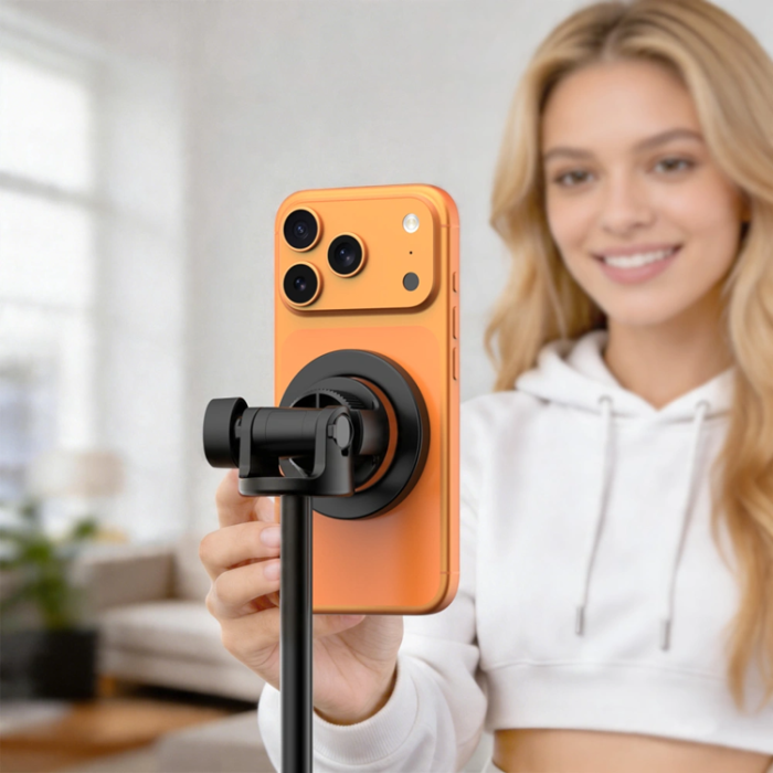 Tech-Protect - Tech-Protect Magsafe Trådlös Selfie Stick Tripod L03S - Svart