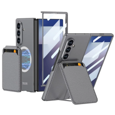 GKK - GKK Galaxy Z Fold 7 Mobilskal Magsafe Korthållare - Grå