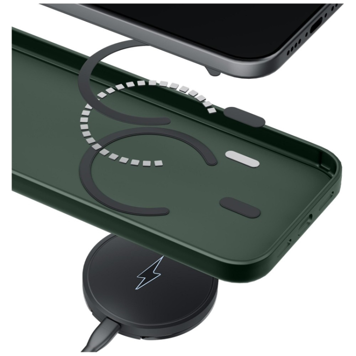 3MK - 3MK Mobilskal För iPhone 17 Pro Max Magsafe Smoke - Grön