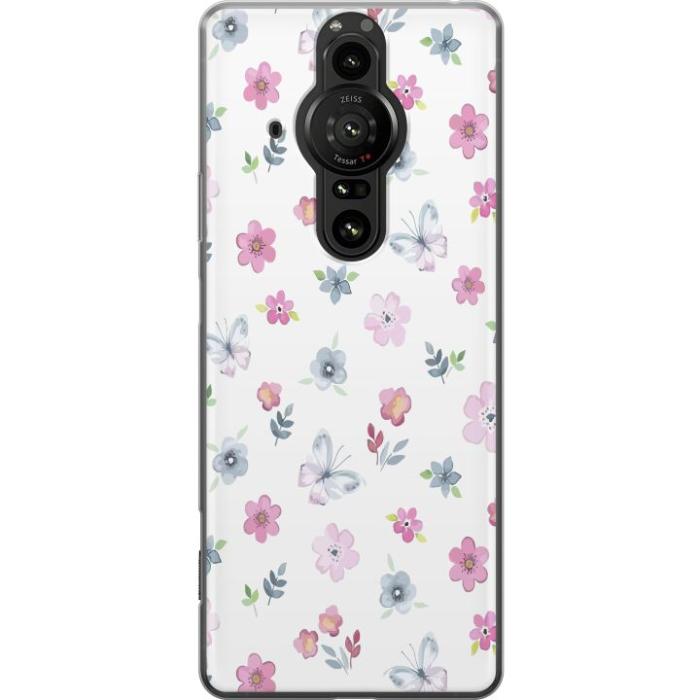 iSecrets - Mobilskal till Sony Xperia Pro-I med Blommor och fjärillar