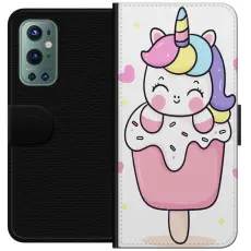 iSecrets - Pl&aring;nboksfodral till OnePlus 9 Pro med Glad enh&ouml;rning