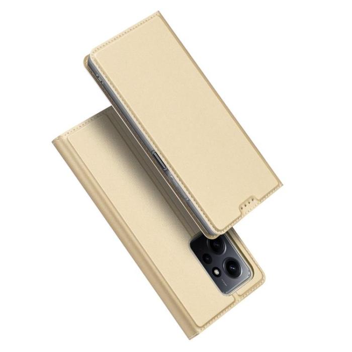 Dux Ducis - Dux Duxis Xiaomi Redmi Note 12 4G Plånboksfodral Skin Pro - Guld