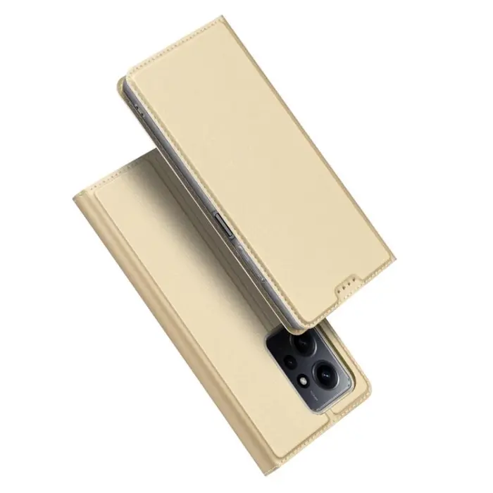Dux Ducis - Dux Duxis Xiaomi Redmi Note 12 4G Plånboksfodral Skin Pro - Guld