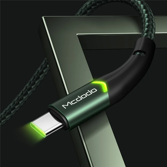 MCDODO - MCDODO USB-A - USB-C Kabel 1m MDD CA-7960 - Grön