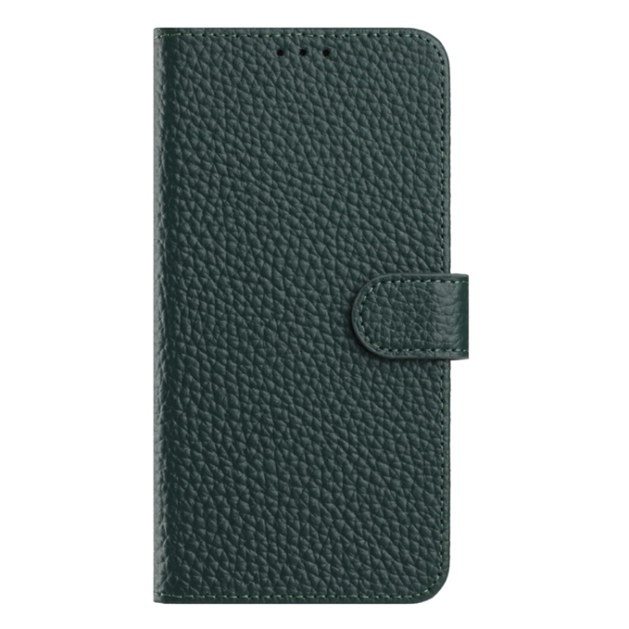 A-One Brand - Galaxy XCover 7 Pro Plånboksfodral Äkta Läder Litchi - Grön