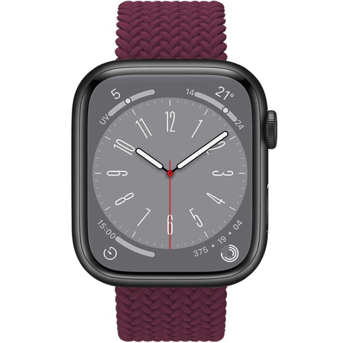 Celly - Celly Apple Watch (42/44/45mm) Armband Flätat - Lila