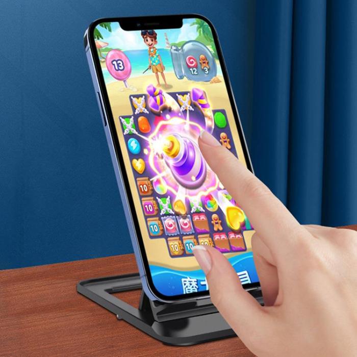 OEM - Universal Foldable Stativ För Mobil och Surfplattor - Vit