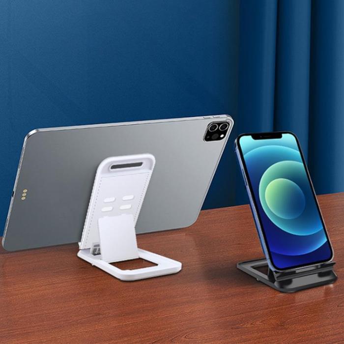 OEM - Universal Foldable Stativ För Mobil och Surfplattor - Vit