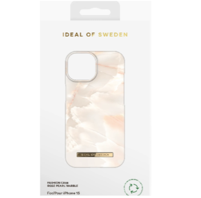 iDeal of Sweden - Ideal Of Sweden iPhone 15 Plus Mobilskal - Rose Pearl Marble