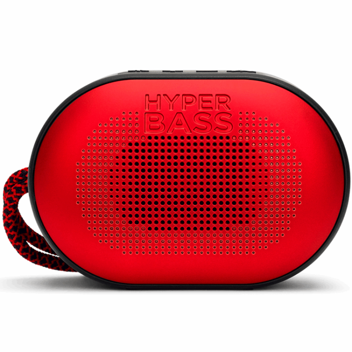 AIWA - AIWA Bluetooth-Högtalare IPX6 RGB Belysning - Röd