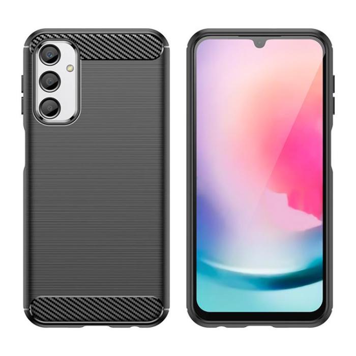 OEM - Galaxy M34 Mobilskal Carbon Flexible - Svart