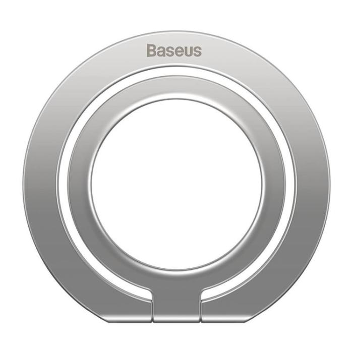 BASEUS - Baseus Halo Magnetisk Ringhållare Telefonställ - Silver