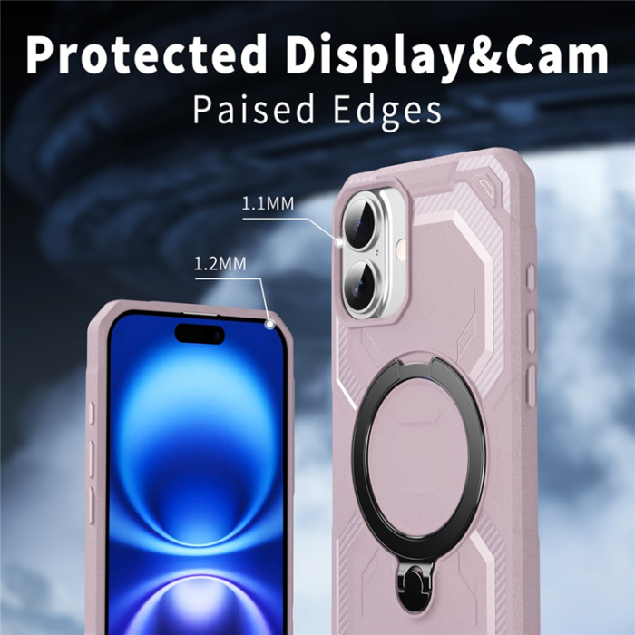 A-One Brand - iPhone 16 Plus Mobilskal MagSafe Kickstand TPU + PC