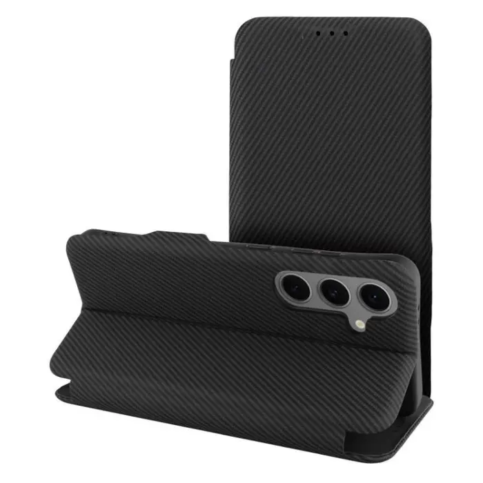 OEM - Galaxy S25 Plånboksfodral Folio Side Magnet - Svart