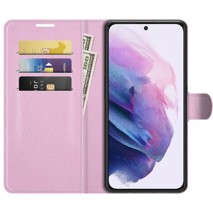 OEM - Litchi Magnetic Fodral Galaxy S22 Plus 5G - LjusRosa