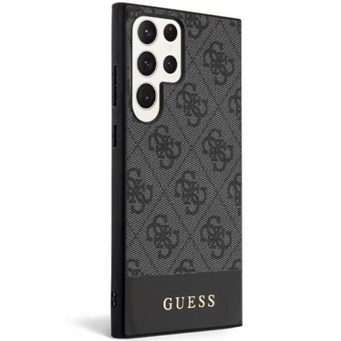 Guess - Guess Galaxy S23 Ultra Skal Stripe Collection - Svart
