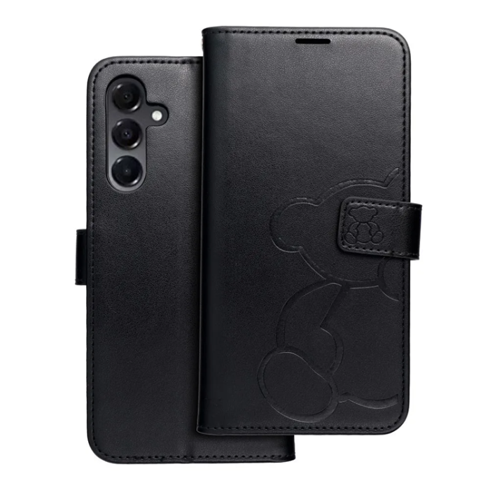 A-One Brand - Galaxy A16 5G Plånboksfodral Mezzo - Teddy Bear Svart
