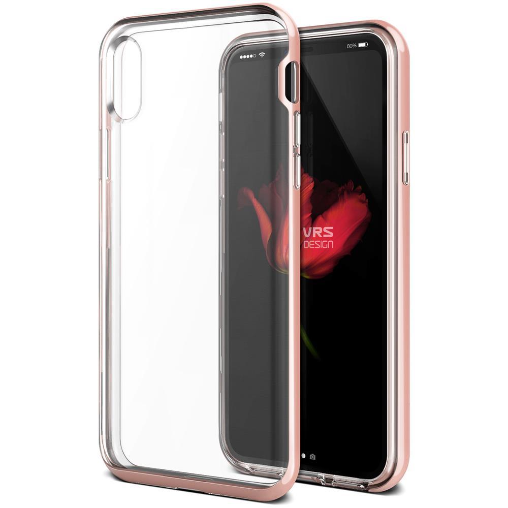 Verus Crystal Bumper Skal till Apple iPhone XS / X - Rose Gold