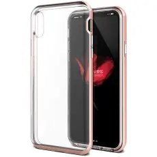 VERUS - Verus Crystal Bumper Skal till Apple iPhone XS / X - Rose Gold