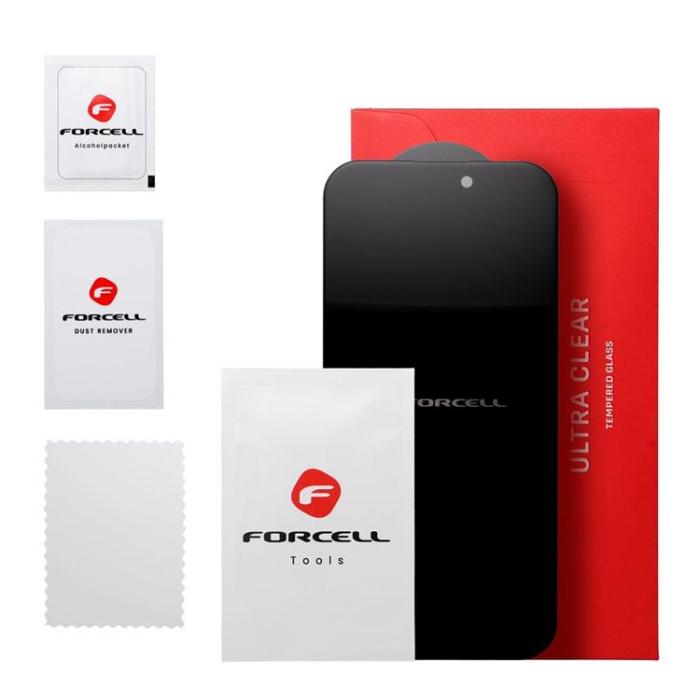 Forcell - Forcell iPhone 14 Pro Härdat Glas Skärmskydd Privacy - Svart
