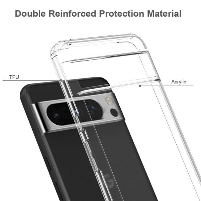 OEM - Google Pixel 8 Mobilskal Acrylic Soft TPU - Clear