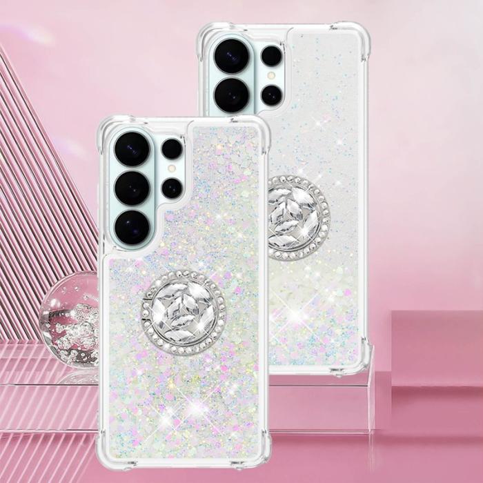OEM - Mobilskal till Samsung Galaxy S26 Ultra TPU Stöd Skydd - Laser / Hjärtan