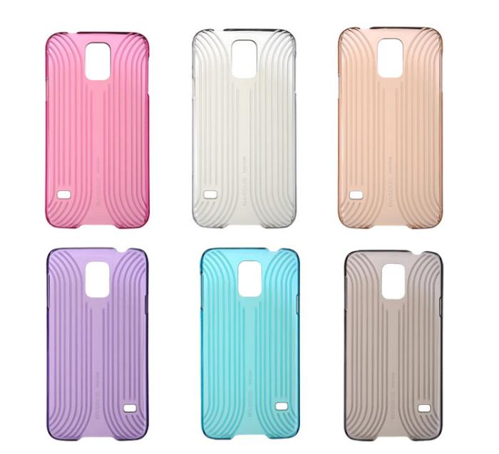 BASEUS - BASEUS Seashell Skal till Samsung Galaxy S5 - Transparent