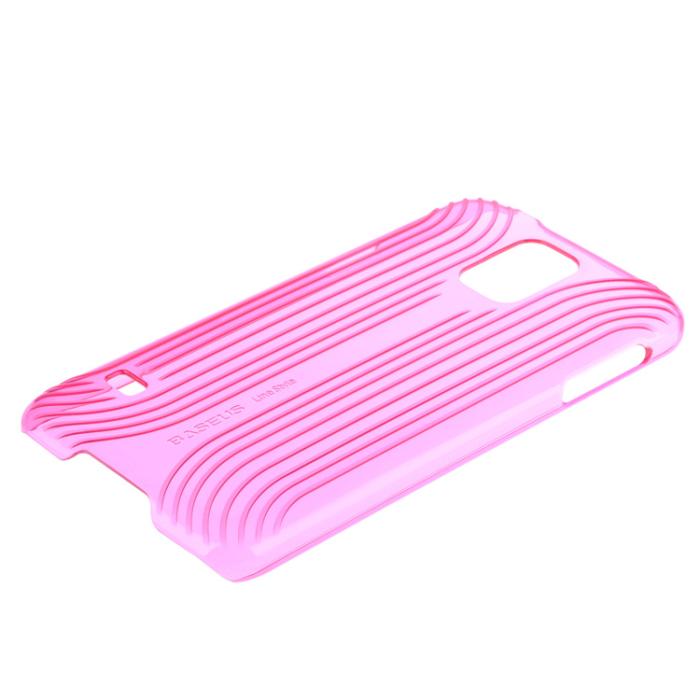 BASEUS - BASEUS Seashell Skal till Samsung Galaxy S5 - Magenta