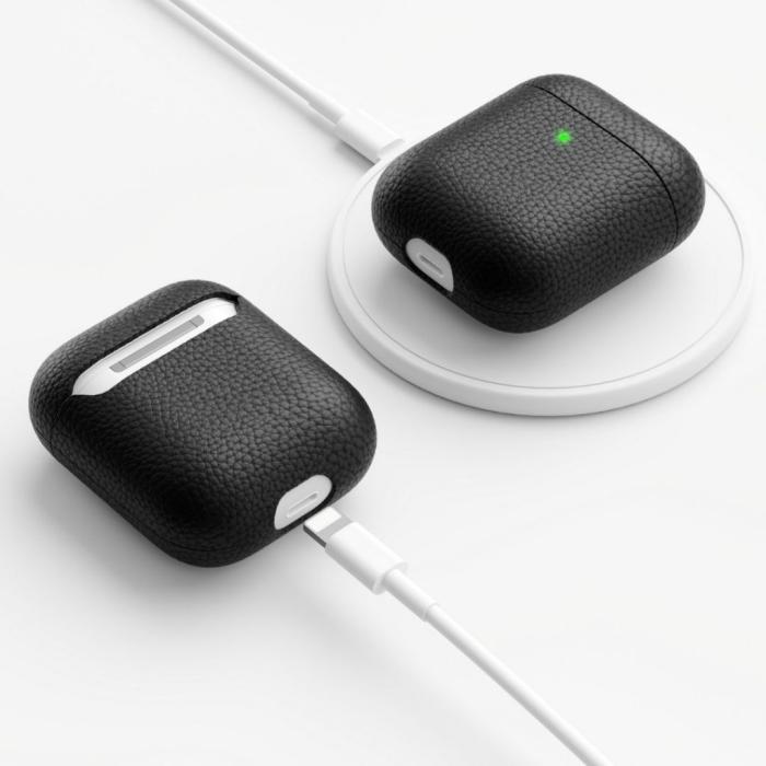 PodSkinz - PodSkinz Artisan - Handgjort Läderfodral för dina Airpods - Brun