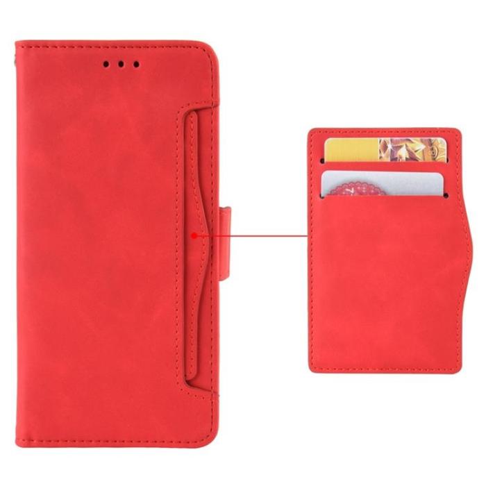 A-One Brand - Nothing Phone 1 Plånboksfodral PU Läder - Röd
