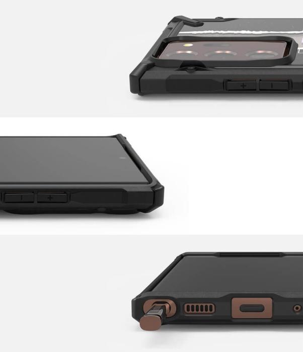 UTGATT5 - Ringke Fusion X Design skal Galaxy Note 20 Ultra Svart