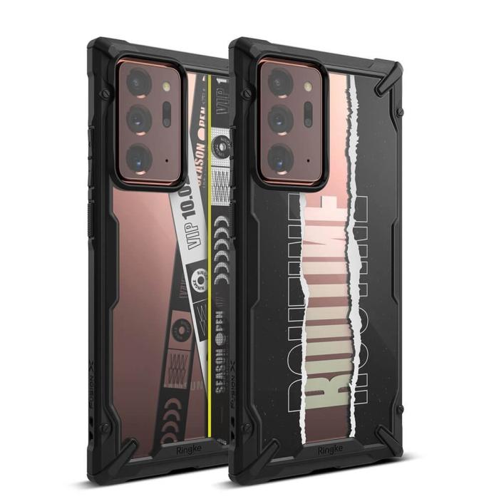 UTGATT5 - Ringke Fusion X Design skal Galaxy Note 20 Ultra Svart