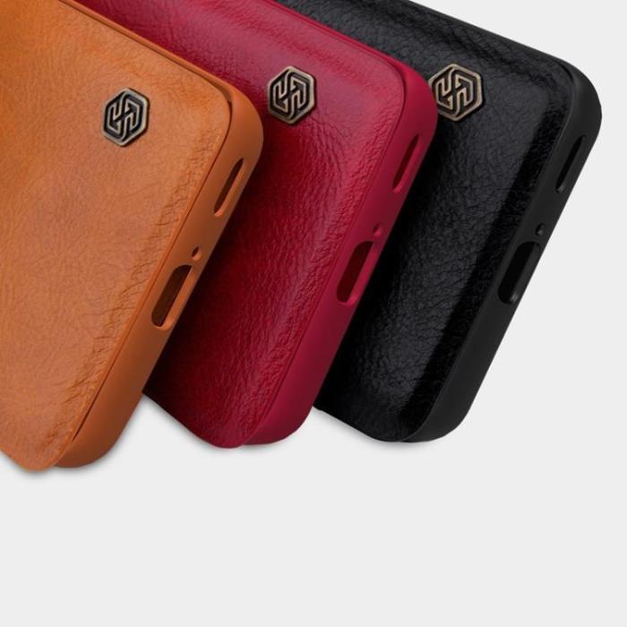 Nillkin - Nillkin Qin Läder Fodral Xiaomi Mi 11 - Svart